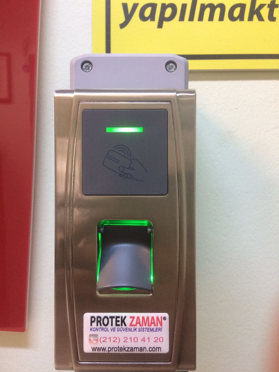 MA300-ID Parmak İzi Terminali Montaj Görüntüleri